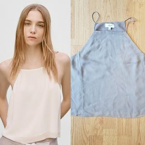 Aritzia-Wilfred 100% Silk Tank Top